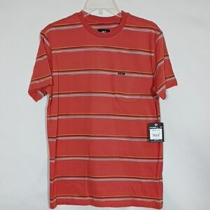 NWT O'Neill Picante Masher Striped Knit Cotton Short Sleeve Mens Size Small
